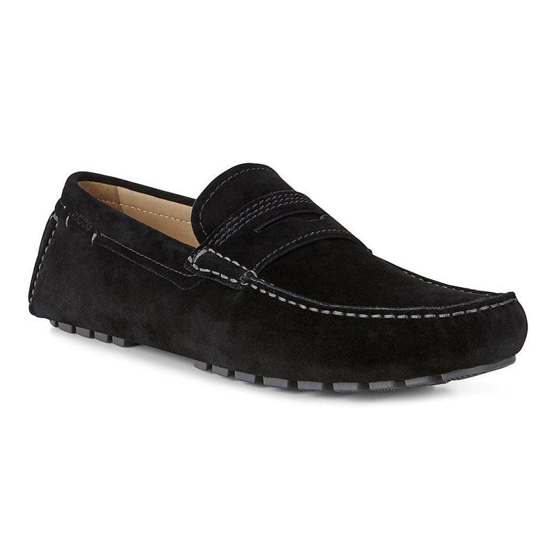 Zapatos Slip-On Ecco Dynamic Moc 2.0 Para Hombre,Negras,574830-EFC